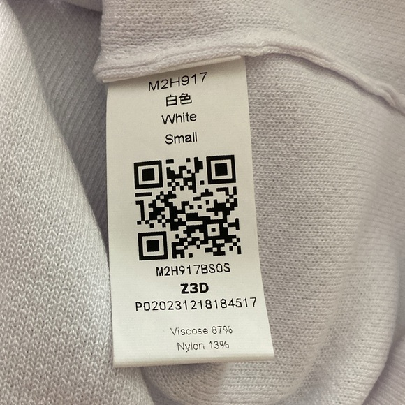 Imily Bela, Women's White Short Sleeve Summer Basic T. Size, S - Picture 8 of 11